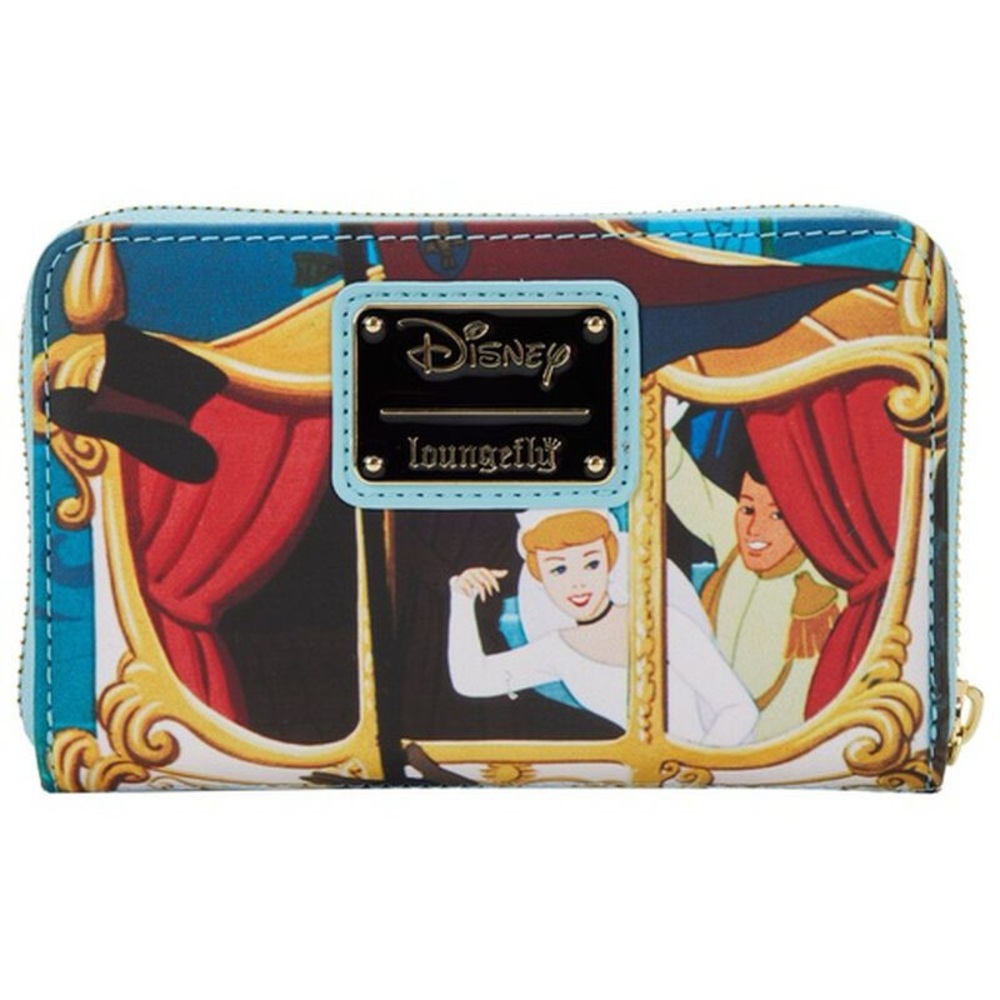 Loungefly Disney Cinderella Scenes Zip Around Wallet